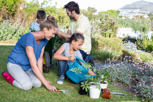 Expert team planning a landscape design